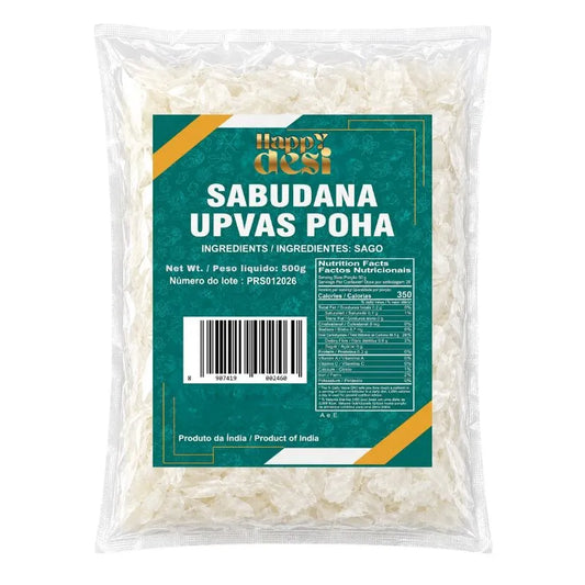 Happy Desi Sabudana Upvas Poha - 500g-Global Food Hub